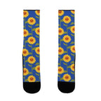 Happy Sunflower Pattern Socks