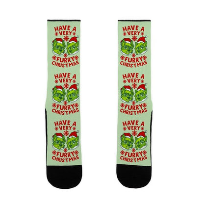 Have A Very Furry Christmas Socks