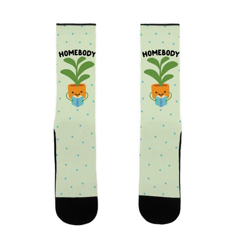 Homebody Reading Plant Socks