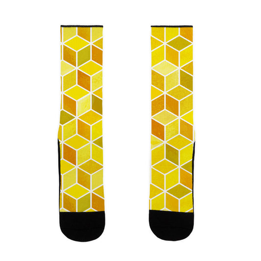 Honeycomb Pattern Socks