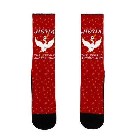 Honk The Herald Angels Sing! Socks