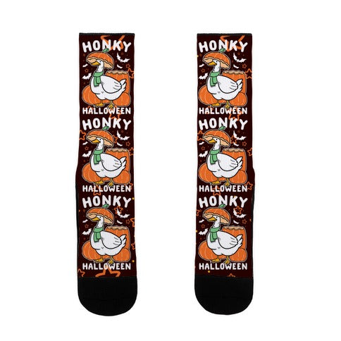 Honky Halloween Socks