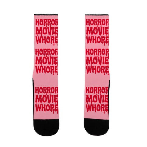 Horror Movie Whore Socks