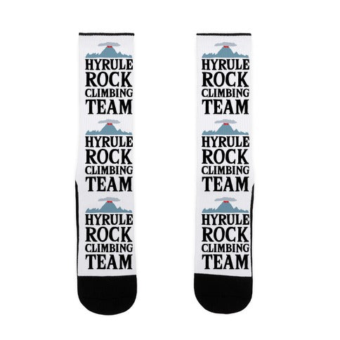 Hyrule Rock Climbing Team Socks
