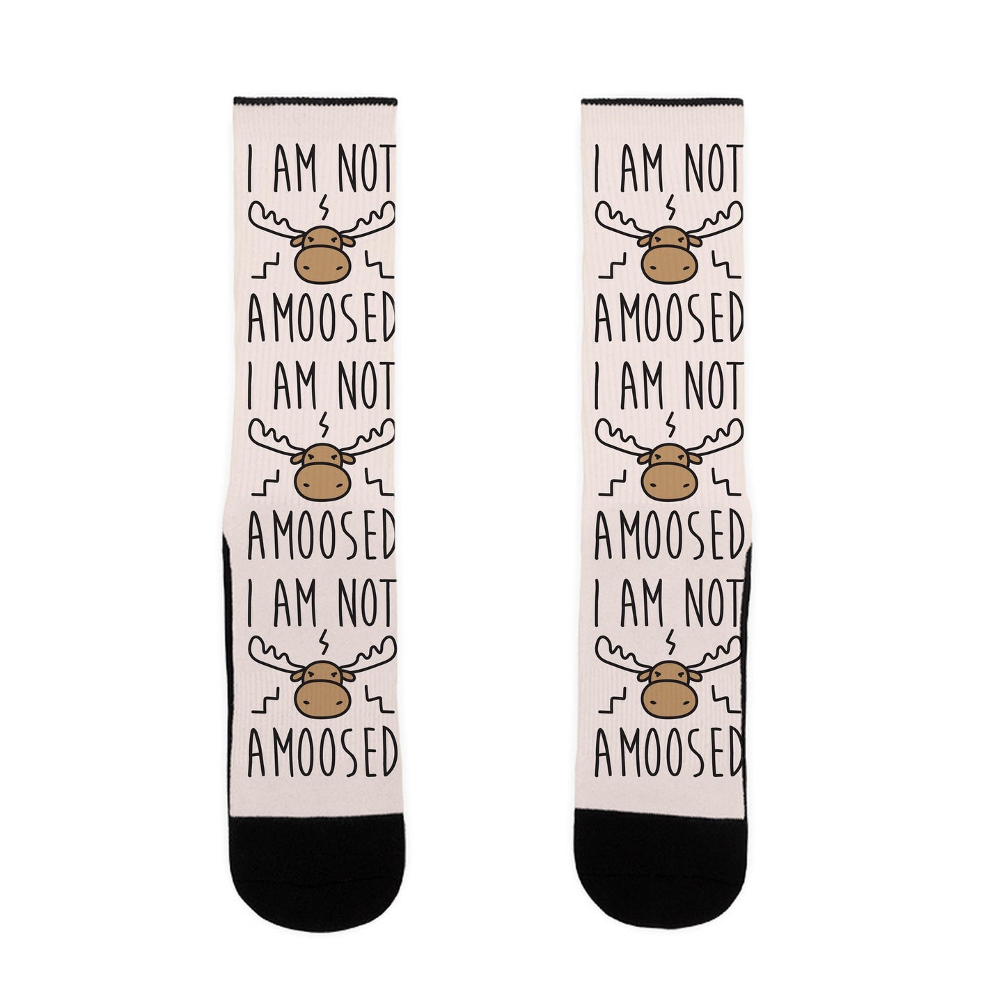 I Am Not Amoosed Socks