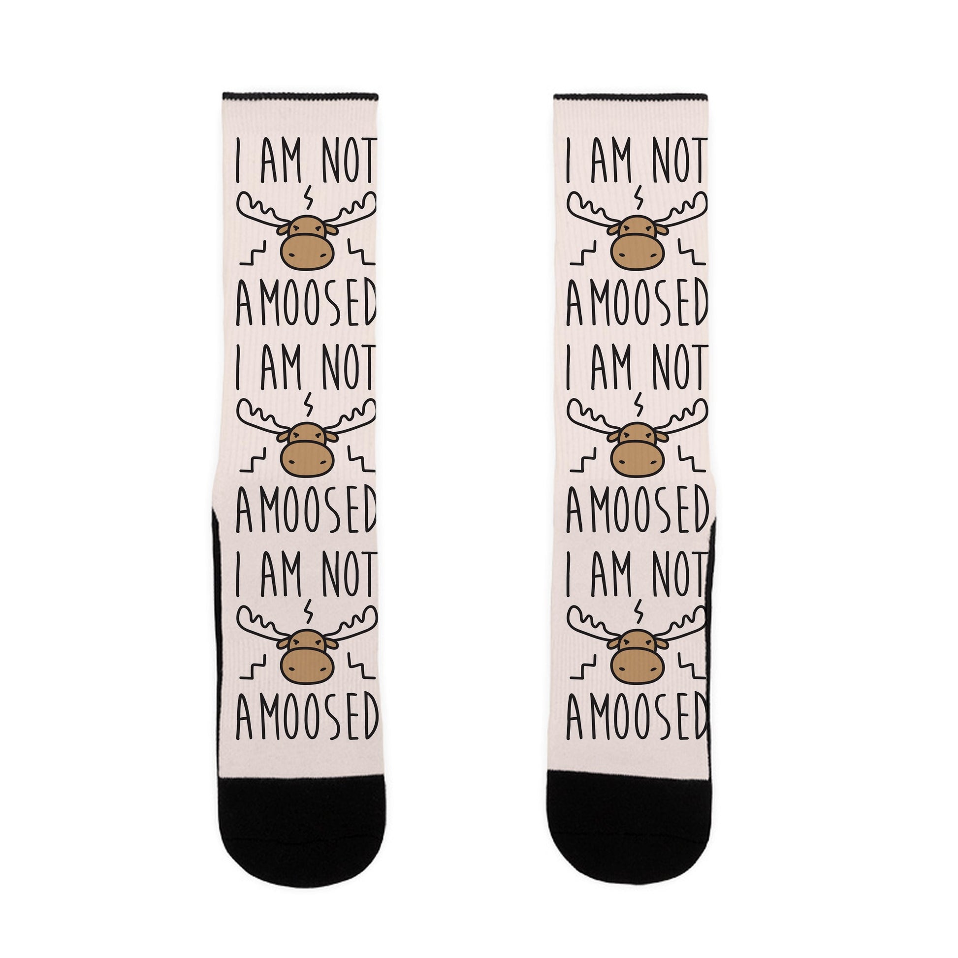 I Am Not Amoosed Socks