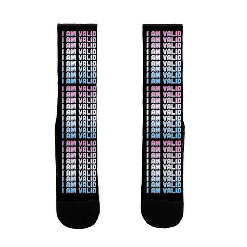 I Am Valid - Trans Socks