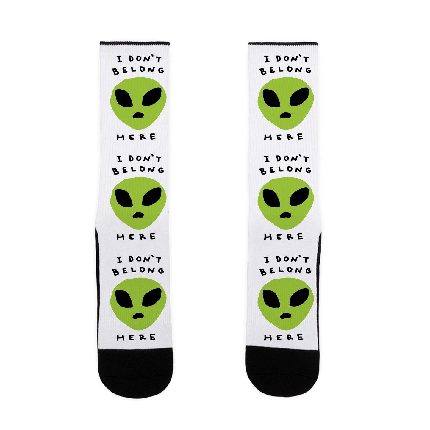 I Don't Belong Here Socks