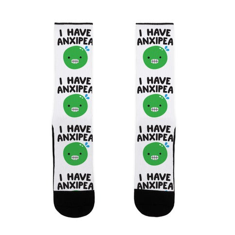 I Have Anxipea Socks