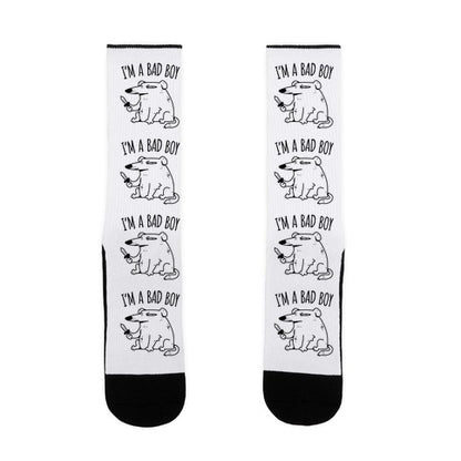 I'm A Bad Boy Socks