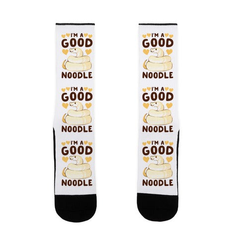 I'm a Good Noodle  Socks