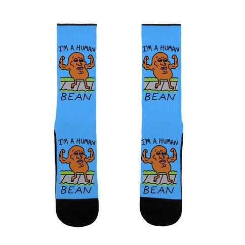 I'm A Human Bean Socks
