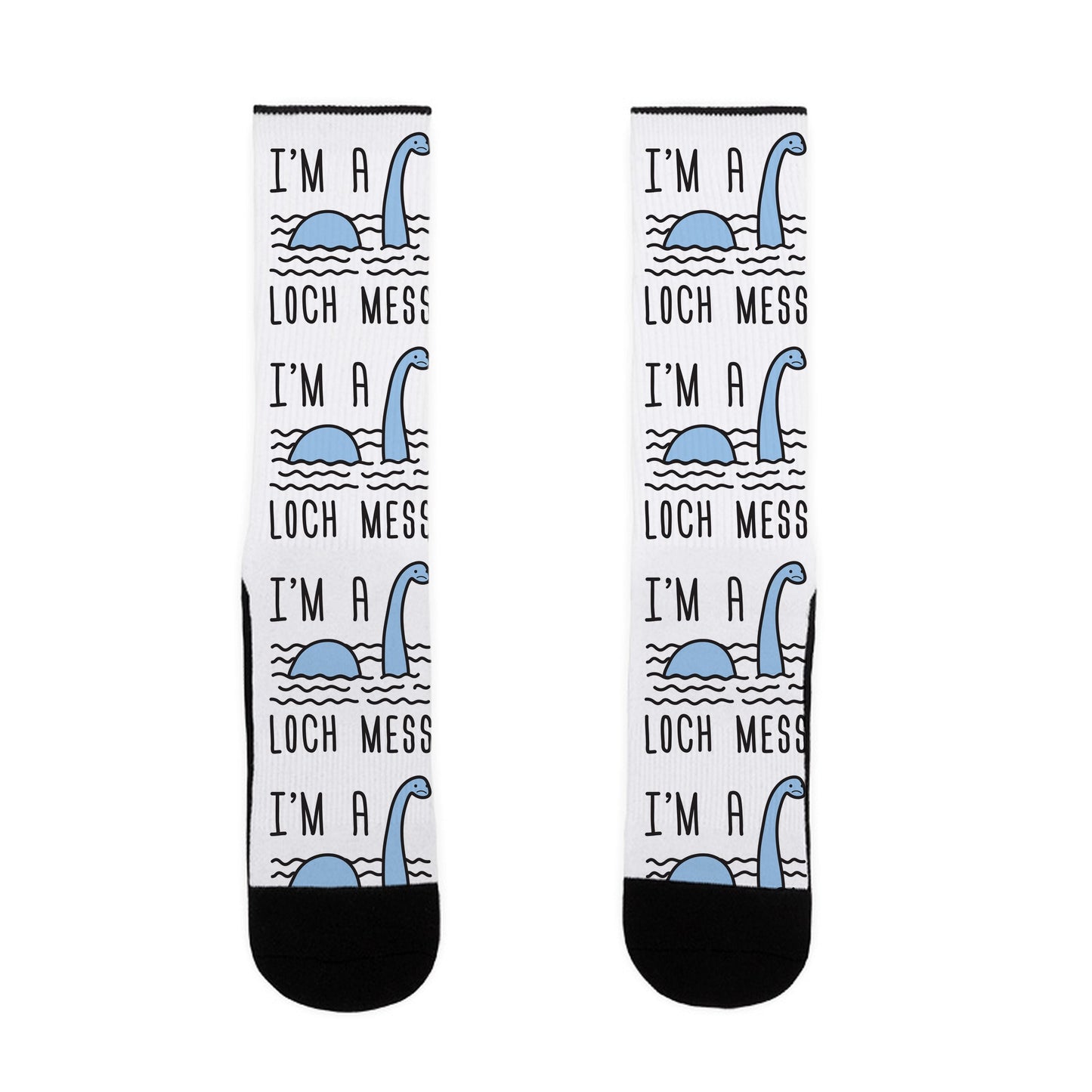 I'm A Loch-Mess Nessie Socks
