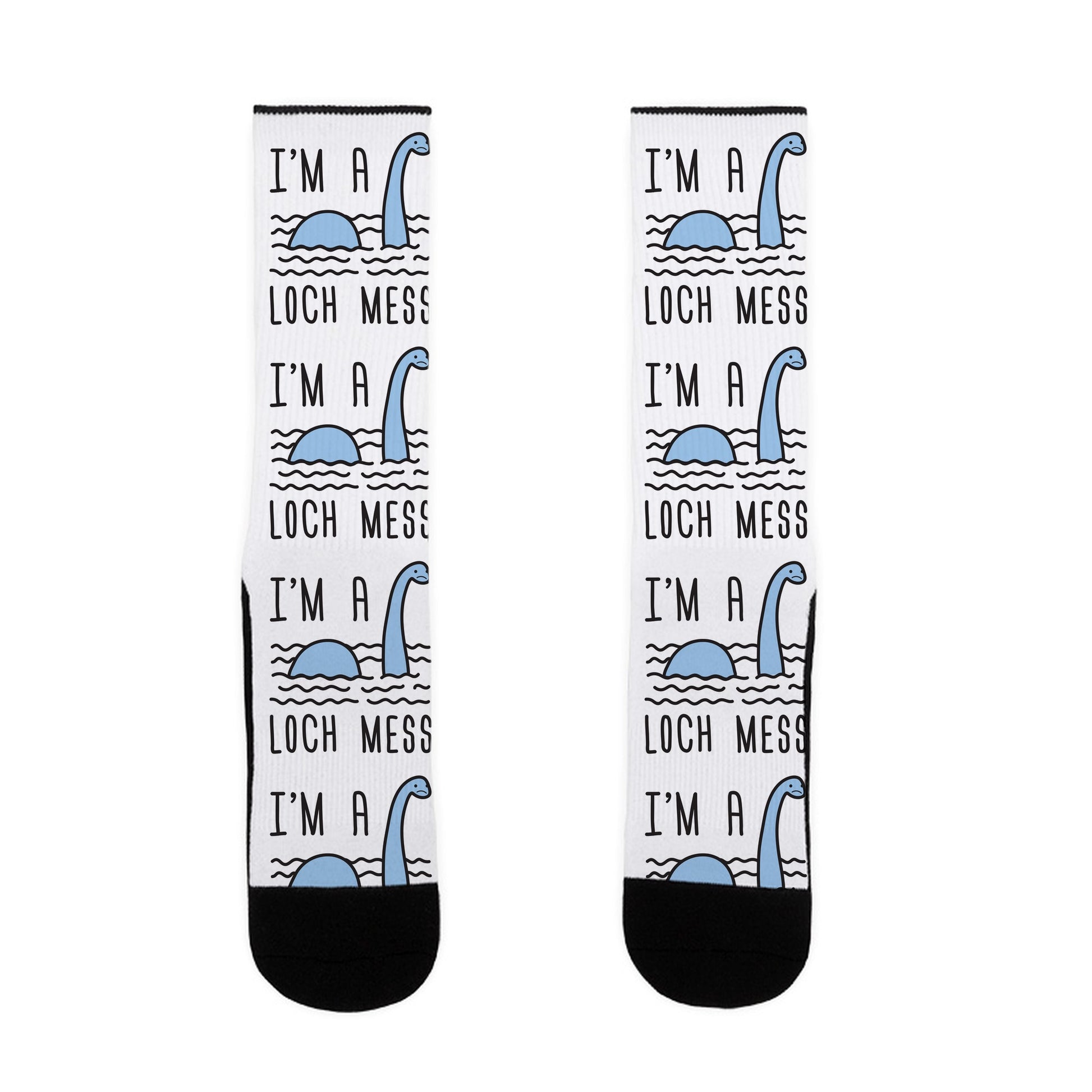 I'm A Loch-Mess Nessie Socks