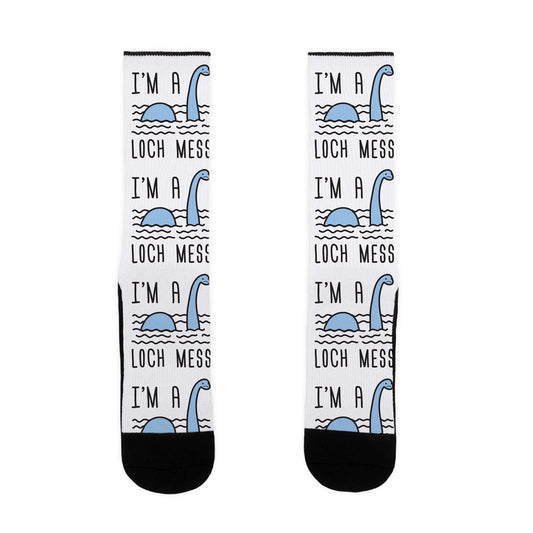 I'm A Loch-Mess Nessie Socks