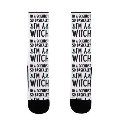 I'm A Scientist So Basically I'm A Witch Socks