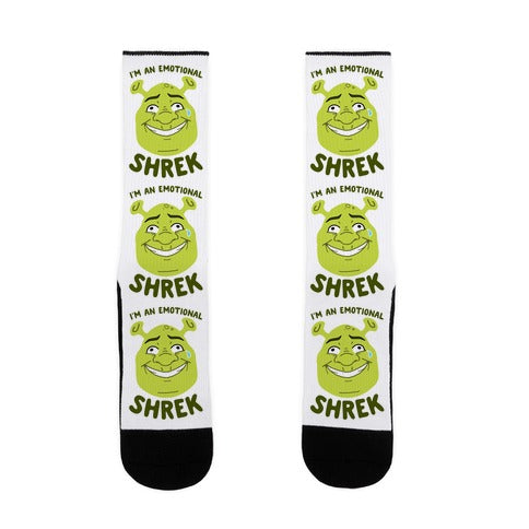 I'm an Emotional Shrek Socks
