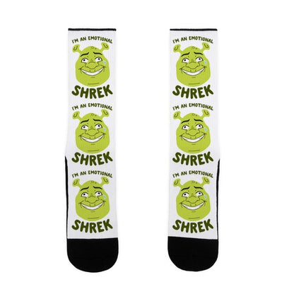 I'm an Emotional Shrek Socks