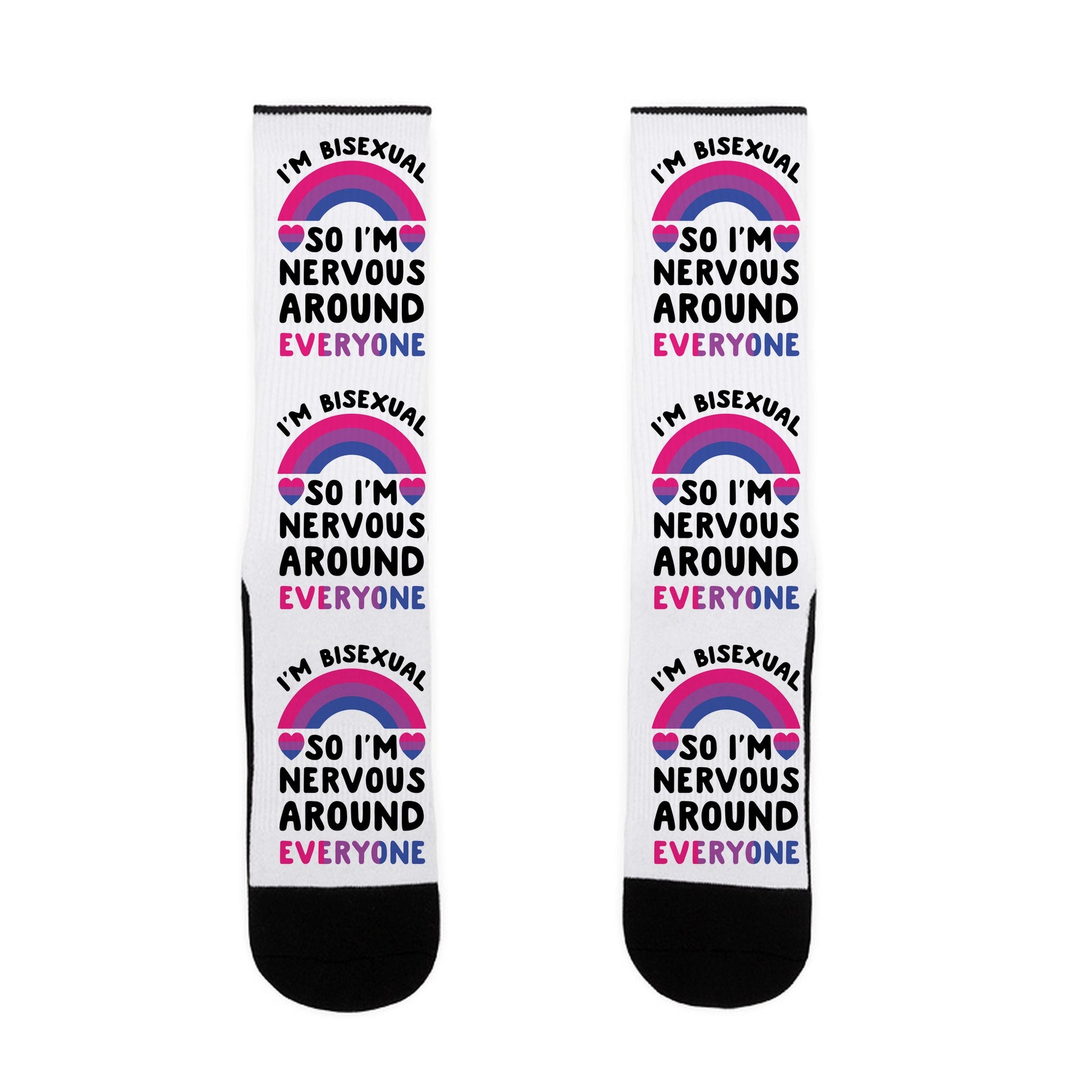 I'm Bisexual So I'm Nervous Around Everyone Socks