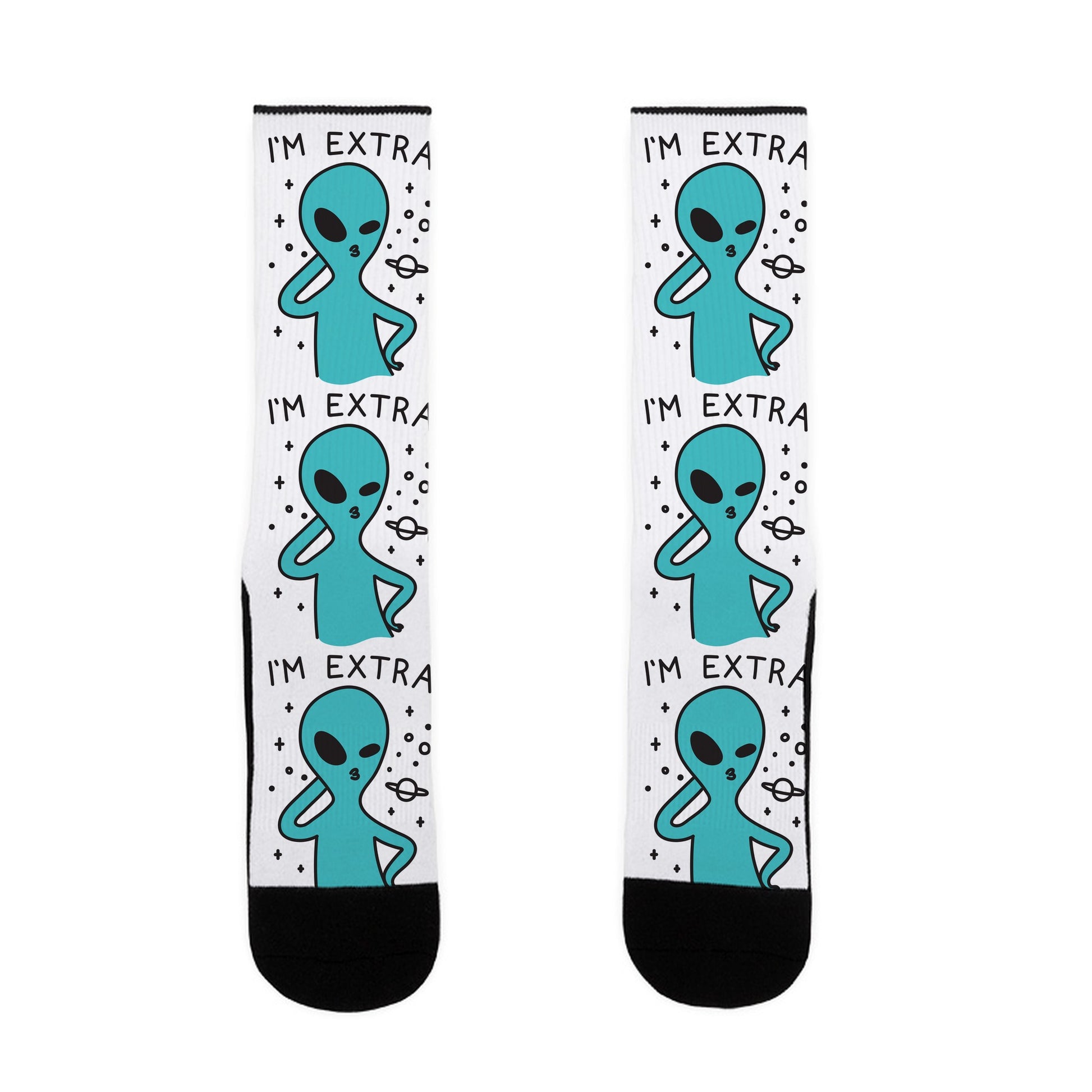 I'm Extra Alien Socks