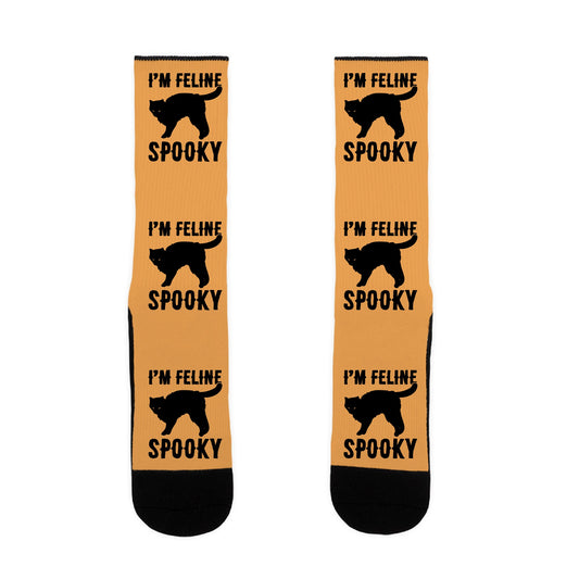 I'm Feline Spooky Socks