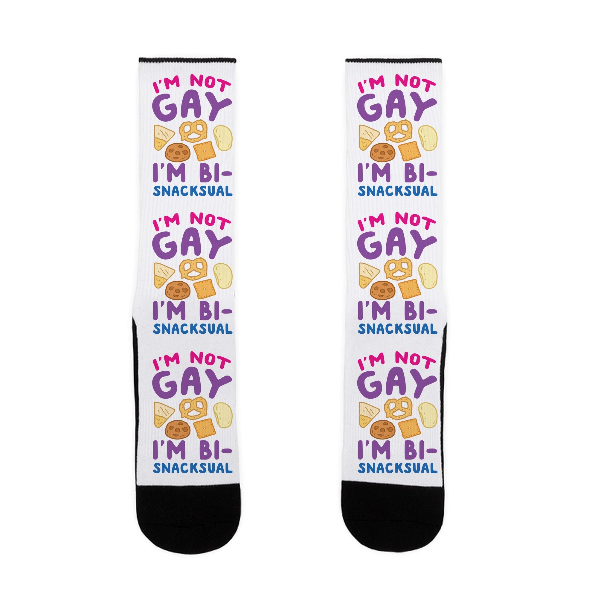 I'm Not Gay I'm Bisna Socks