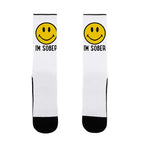 I'm Sober Smiley Socks