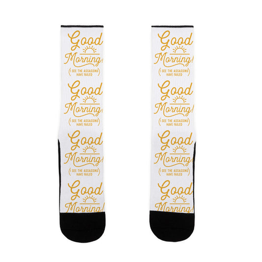 I See The Assassins Have Failed Socks
