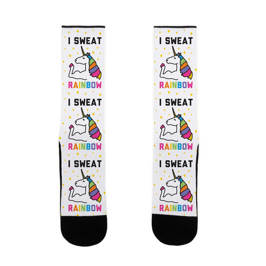 I Sweat Rainbow - Unicorn Socks