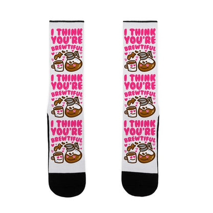 I Think You're Brewtiful Socks