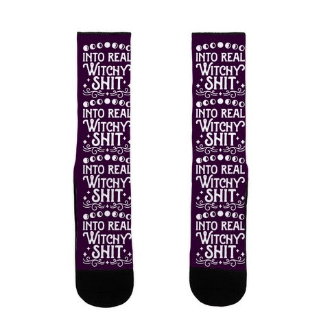 Into Real Witchy Shit Socks