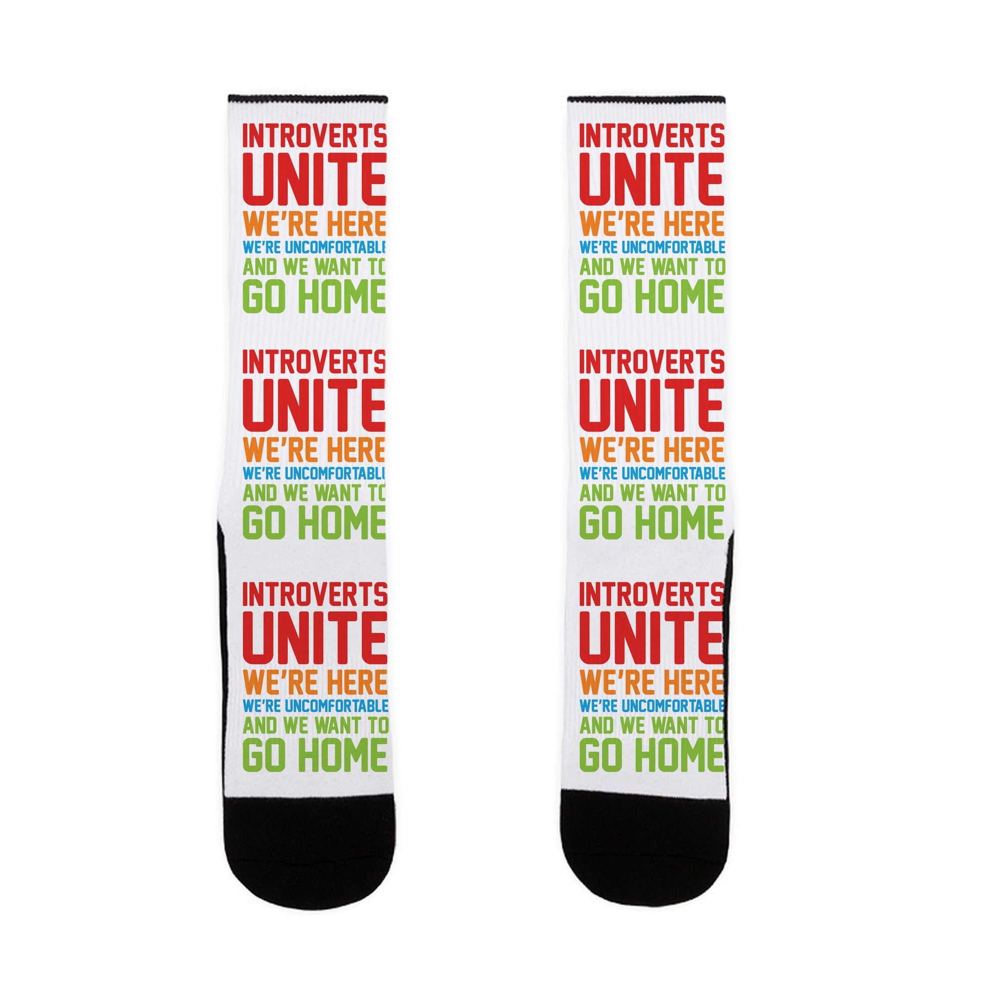 Introverts Unite Socks