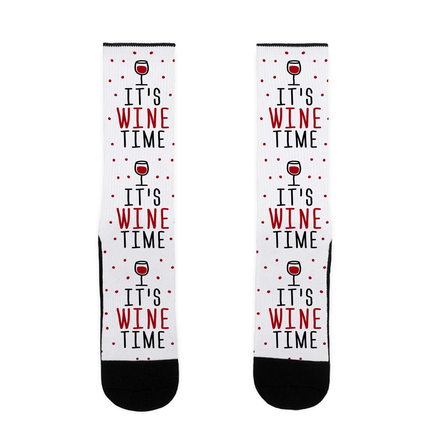 It's Wine Time Socks