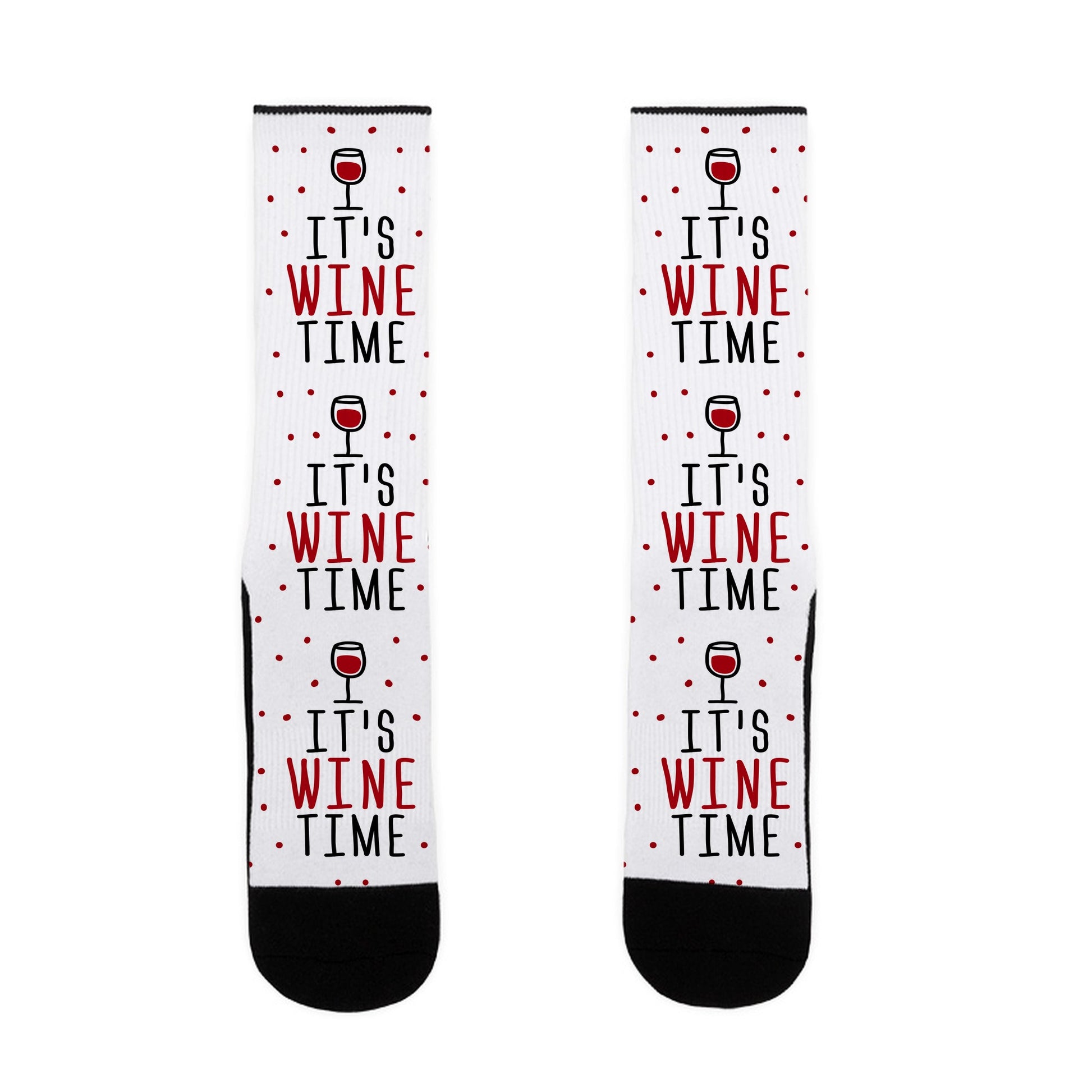 It's Wine Time Socks