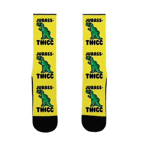 Jurassthicc Parody Socks