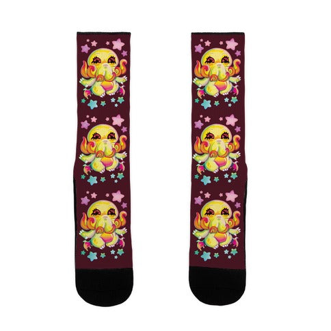 Kawaii Cthulhu Socks