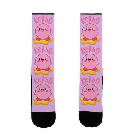 Kerbo Derpy Kirby Socks