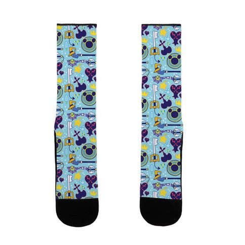 Kingdom Hearts pattern Socks