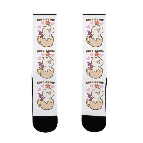Kupo-ccino - Moogle Socks