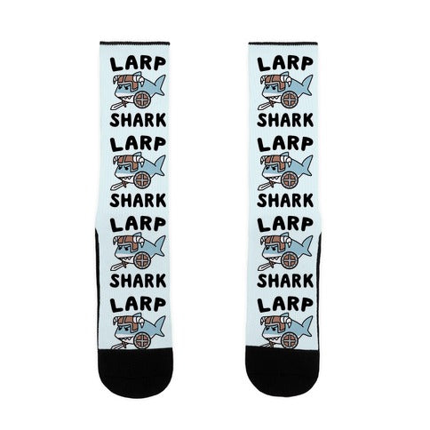 Larp Shark Socks