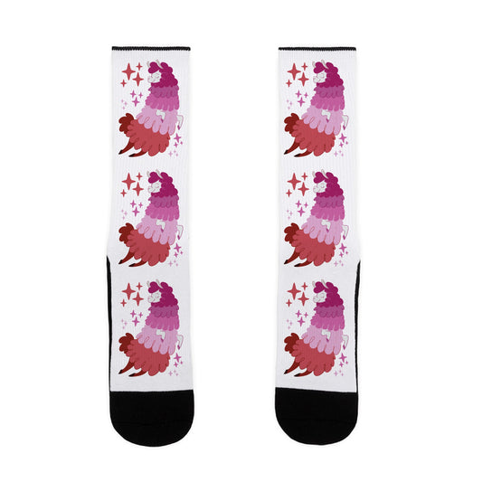 Lesbian Llama Socks
