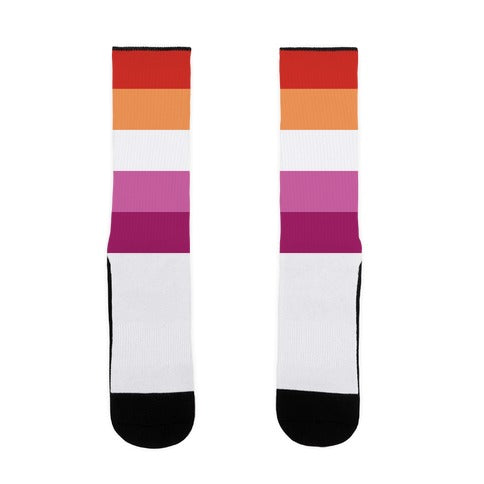 Lesbian Pride Flag Socks