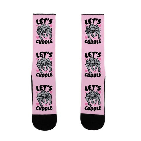 Let's Cuddle Tarantula Socks