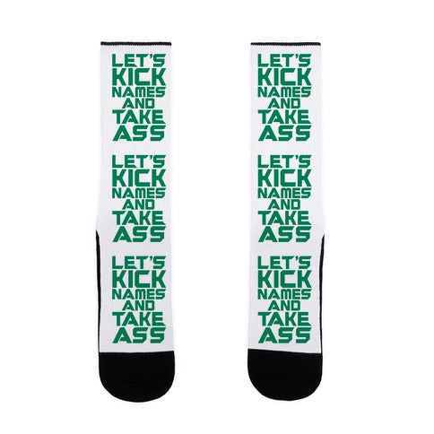 Let's Kick Names and Take Ass Parody Socks