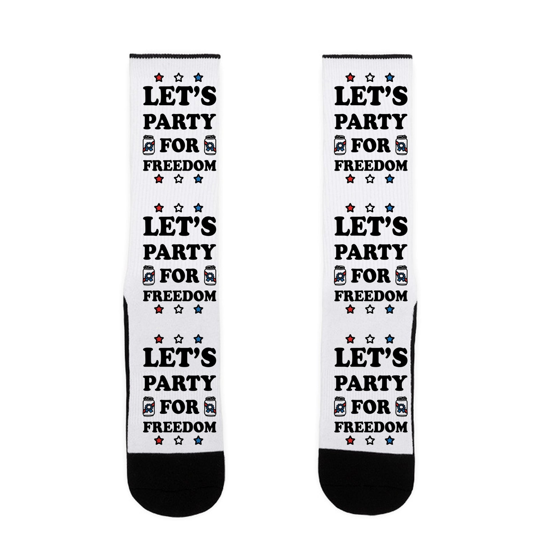 Let's Party For Freedom Socks