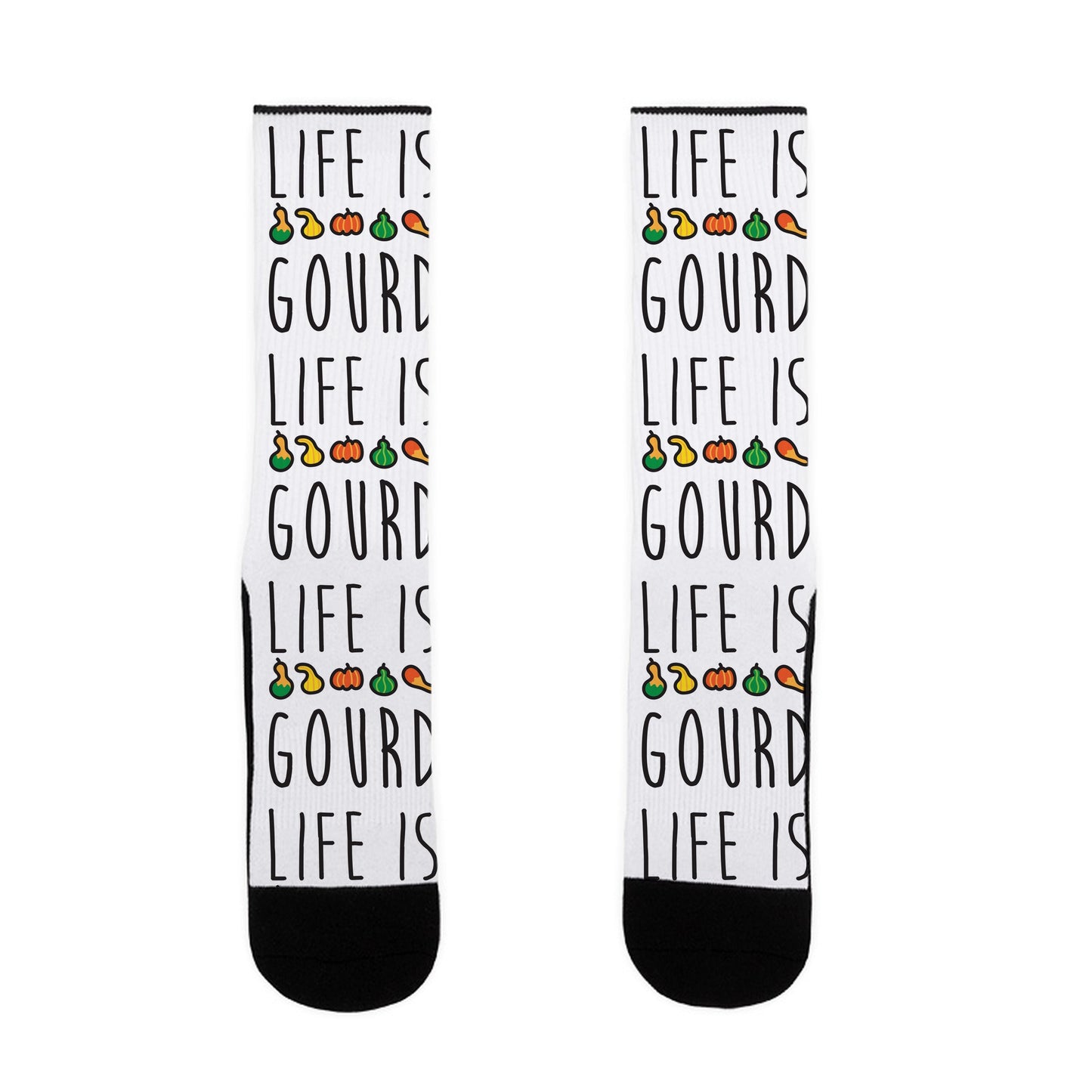 Life Is Gourd Socks