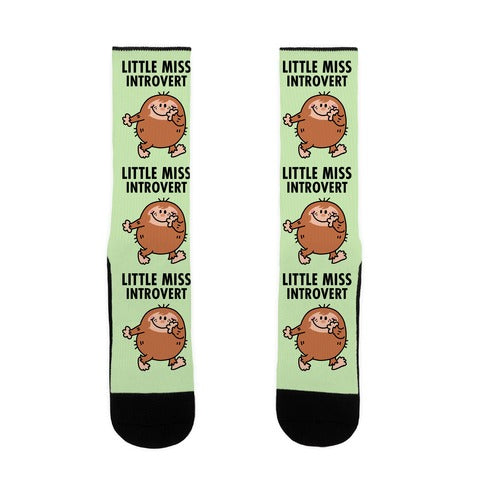 Little Miss Introvert Socks