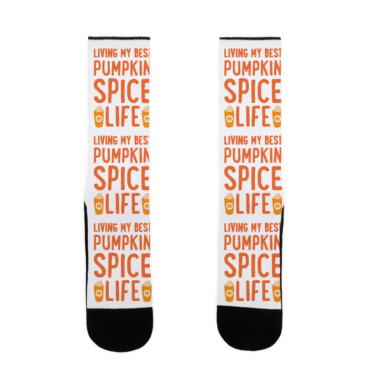 â€¨Living My Best Pumpkin Spice Life Socks