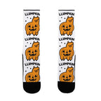 Llumpkin Llama Pumpkin Socks