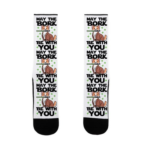 May the Bork Be With You Socks